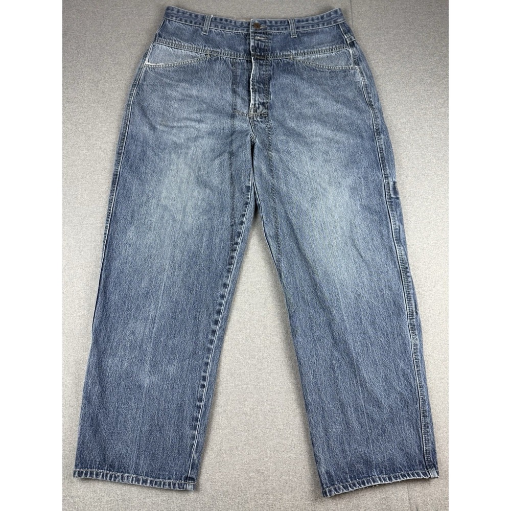 Vintage Marithe Francois Girbaud Carpenter Jeans Mens 36x30 Blue Y2K USA